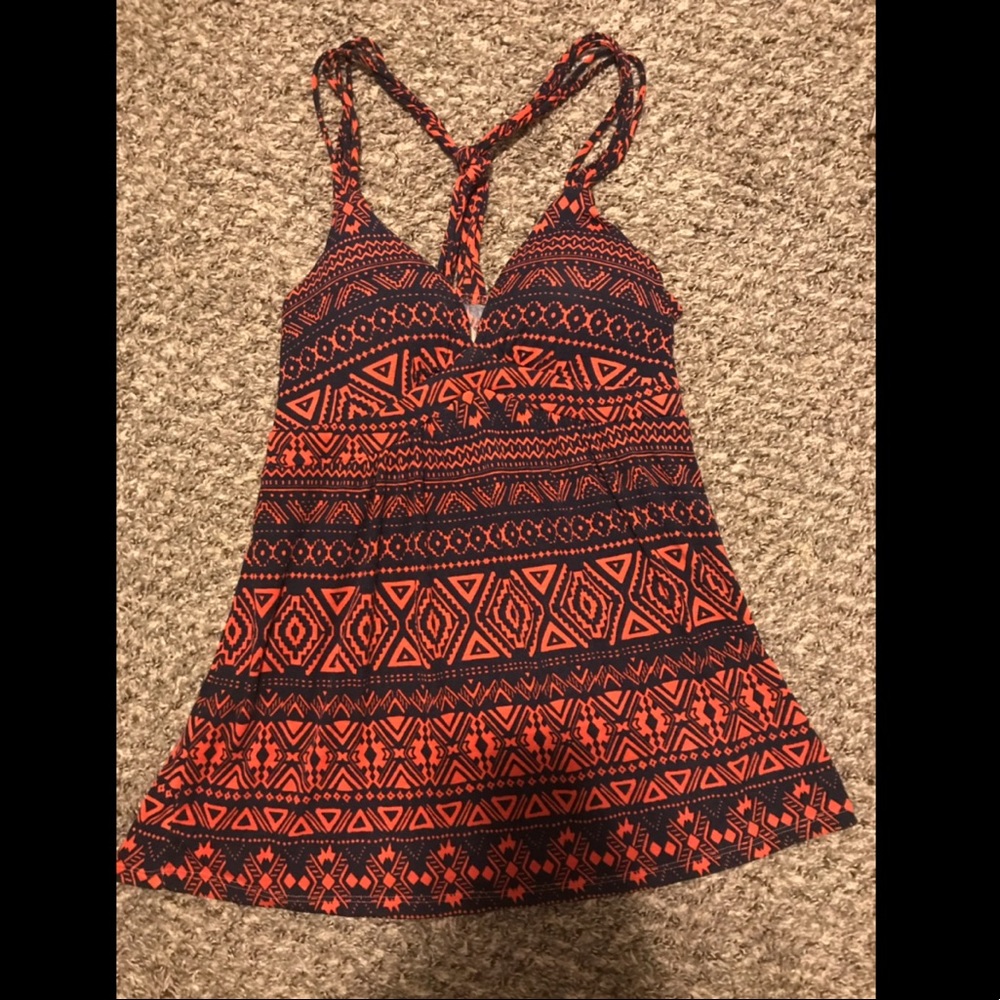 patterned braided tank - Picture 4 of 7